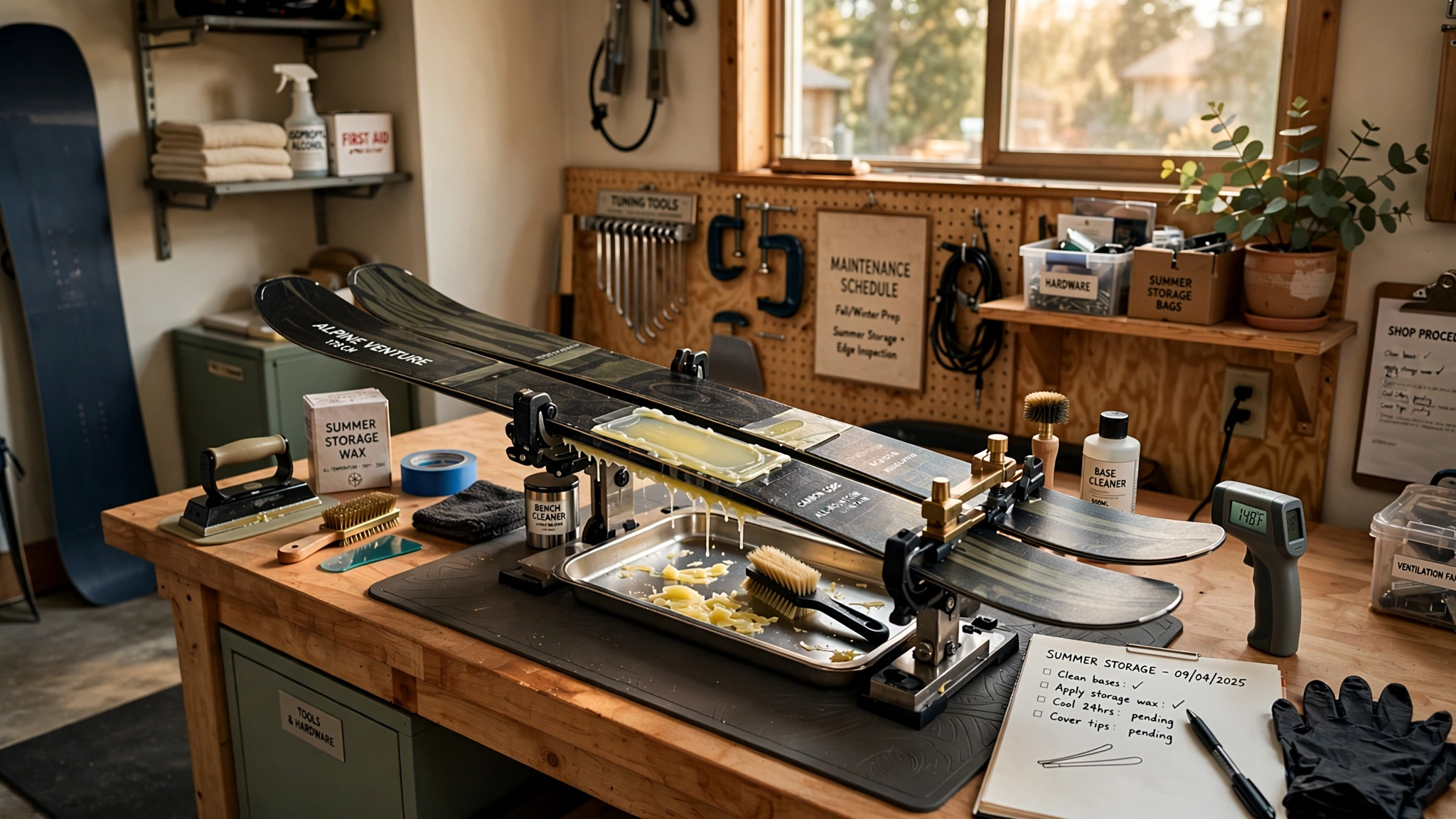 How to Store Your Skis for Summer: A 30-Minute Tune-Up That Saves Your Bases and Edges