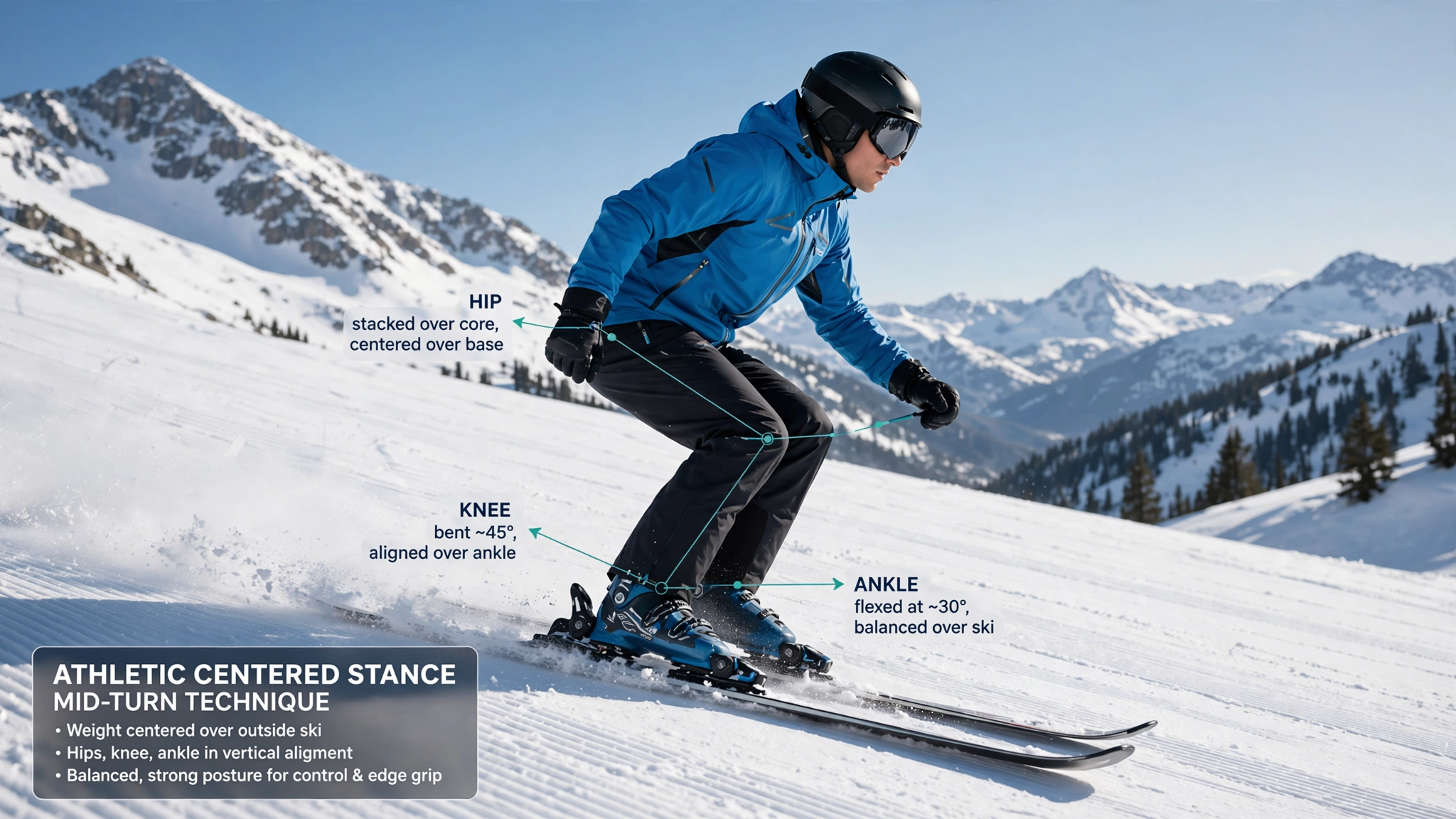Fore-Aft Balance on Skis: 4 Drills That Stop You Getting Pitched Around