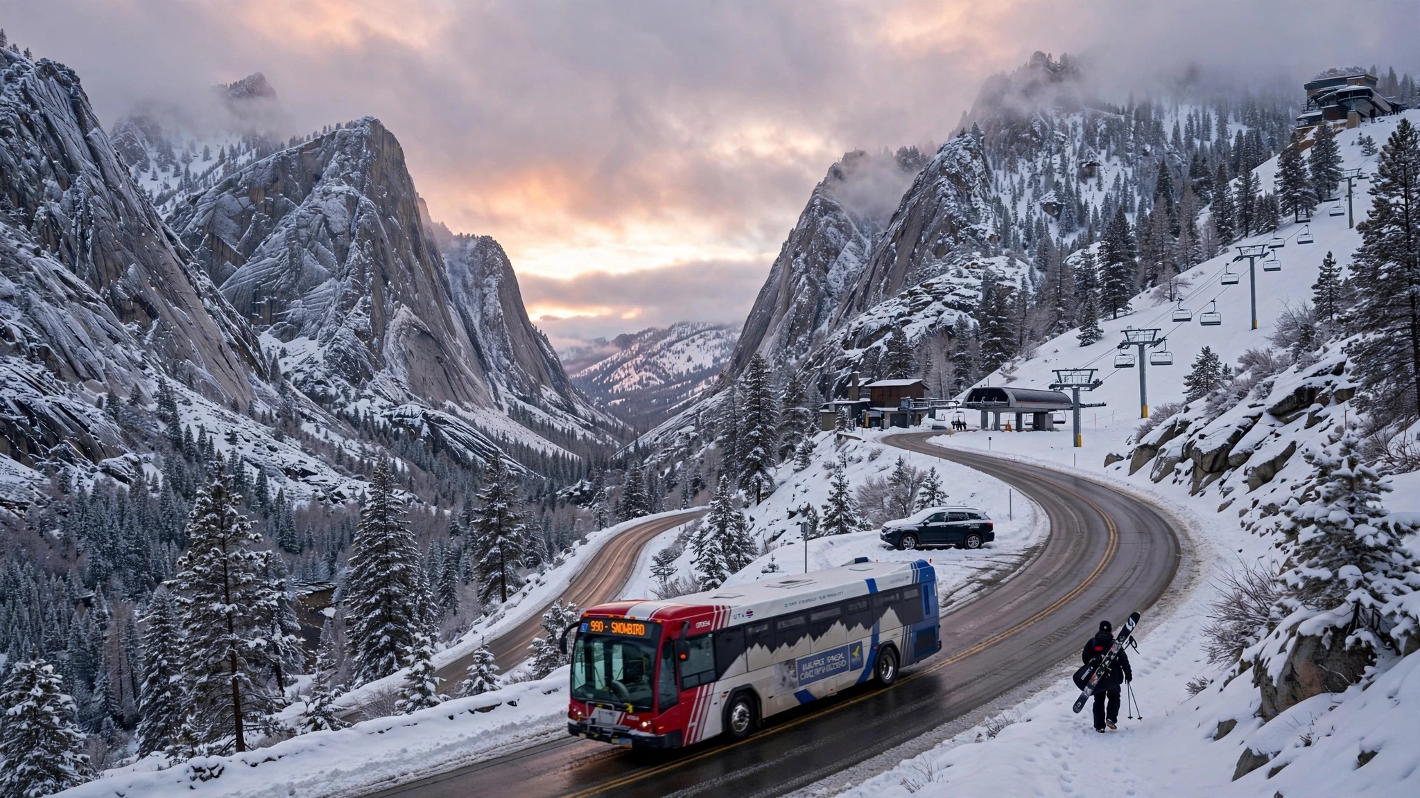 Little Cottonwood Canyon 2026-27: Parking Rules, Bus Options, and a Powder Day Plan
